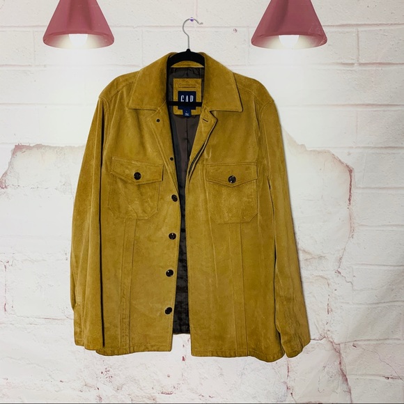 GAP Other - Vintage Mens suede Gap Jacket L